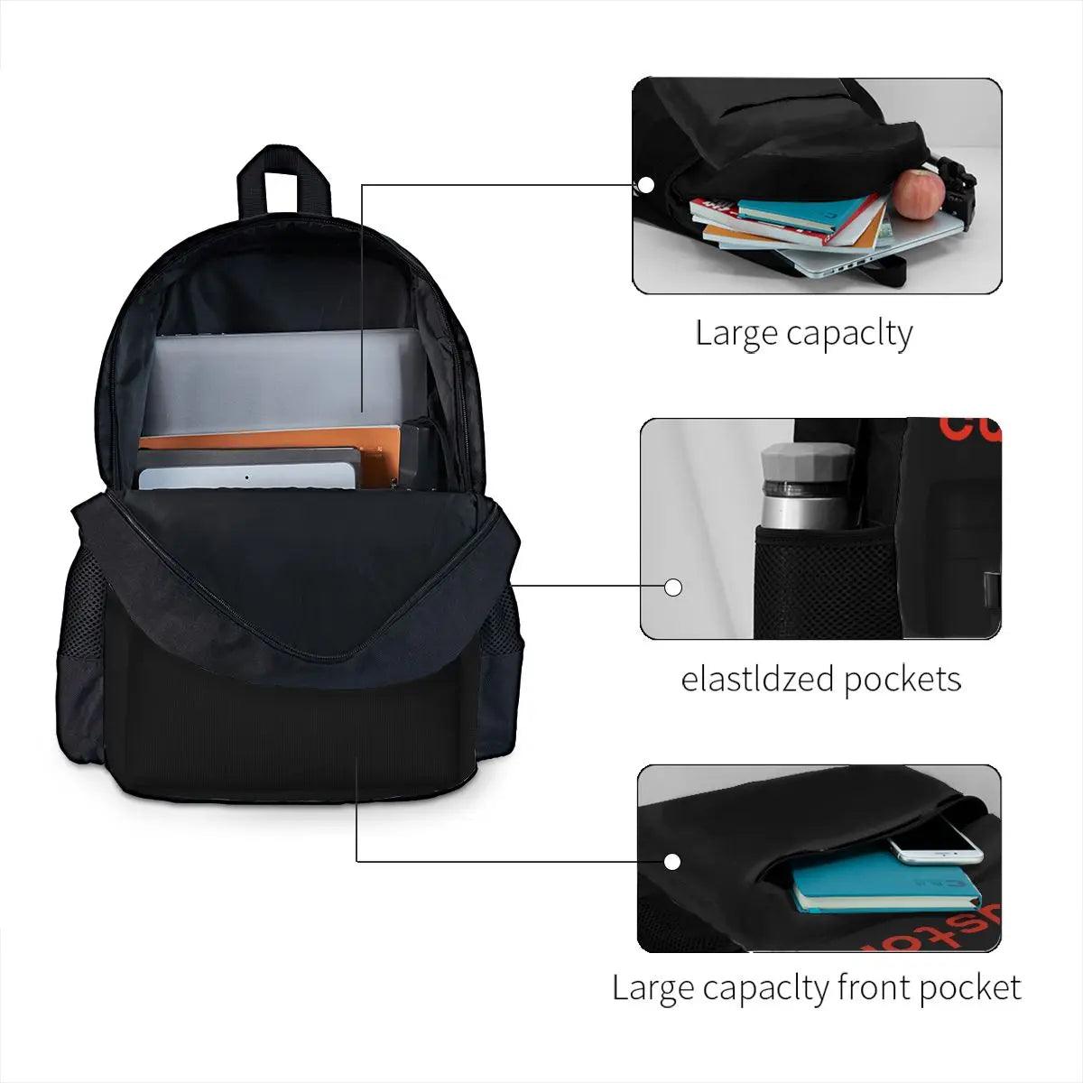 Classical Backpack Outdoor Student Business Daypack for Men Women Laptop Shoulder Bag
