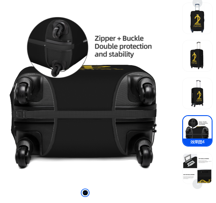 Luggage Cover Elastic Suitcase Cover Protector Fit 18-32 Inch