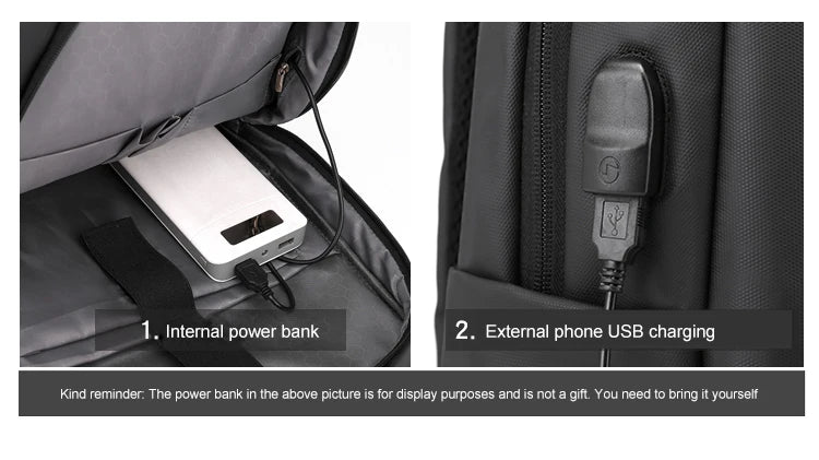 Men's Backpack Fashion Work Travel Backpack