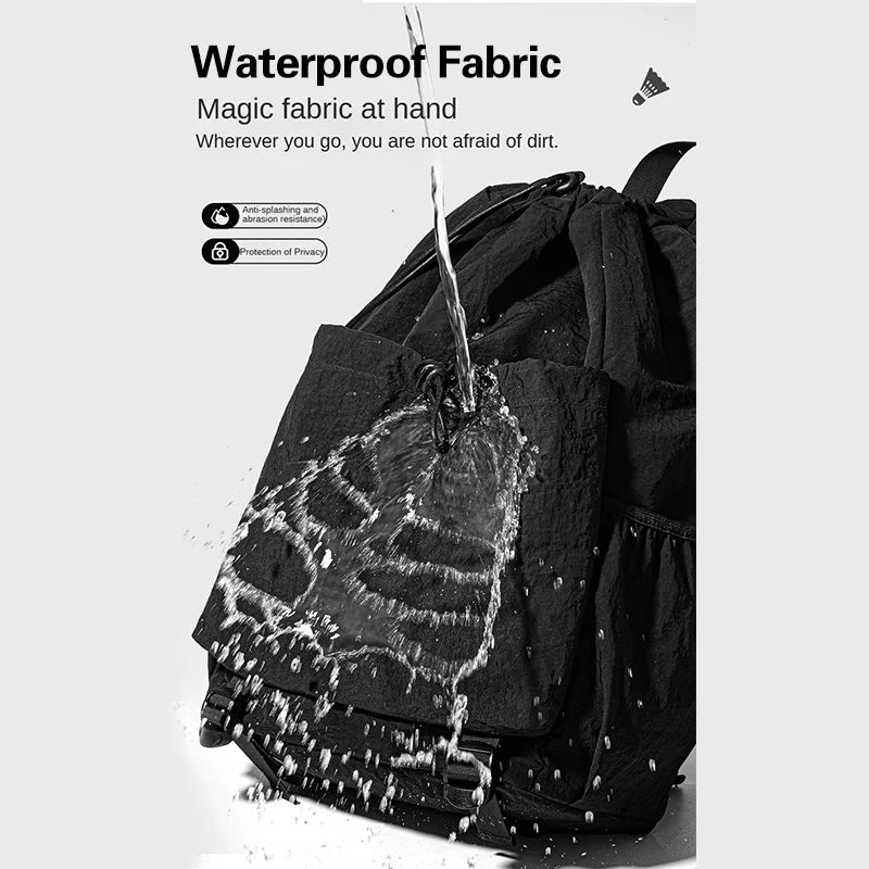 Drawstring Sports Backpack Large Capacity badmintonta bag