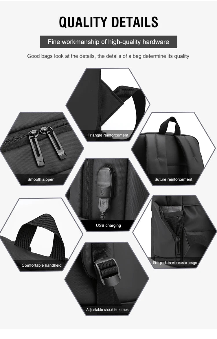 Men's Backpack Fashion Work Travel Backpack