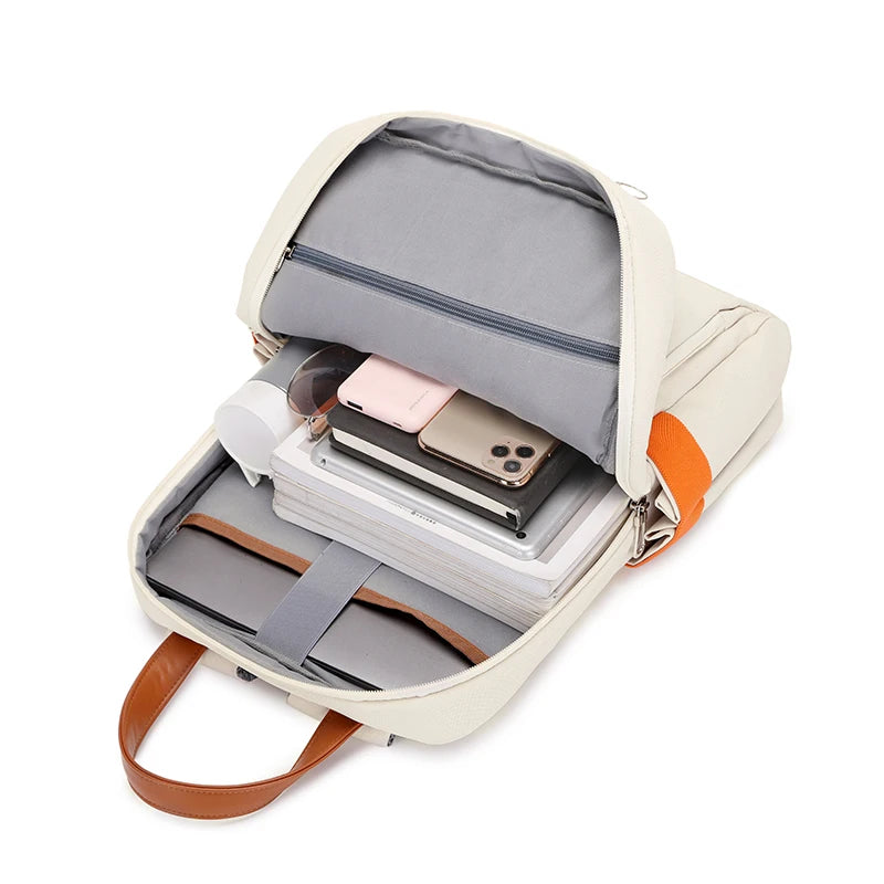 Youth Boys Girls Travel Backpack Academy Simple Schoolbag Computer Bag