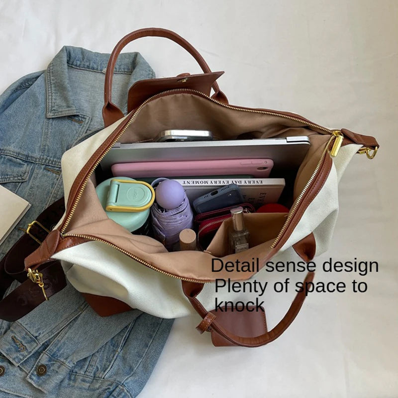 Women's Handbag  Canvas Dance Bag Gym Exercise Bag Yoga Travel Luggage