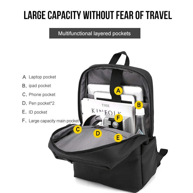 Men's Backpack Fashion Work Travel Backpack