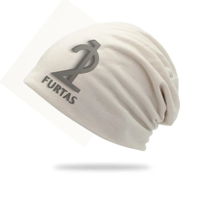 Unisex Double-layer Knitted Big Head Skull Beanie Cap