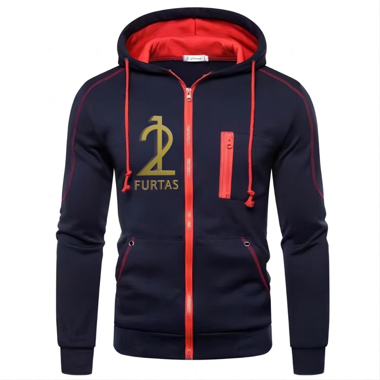 Men Women Warm Sports Coat Hooded Sweatshirt Zipper Jacket S-3XL