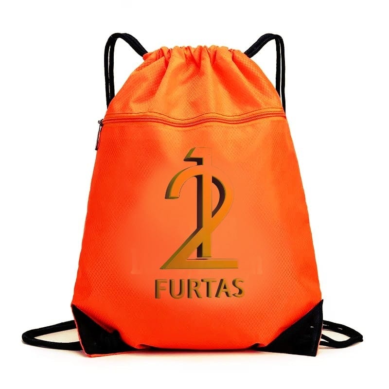 Drawstring Backpack Sports Bag Zipper
