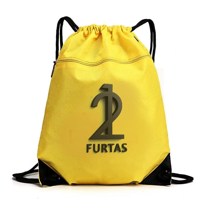 Drawstring Backpack Sports Bag Zipper