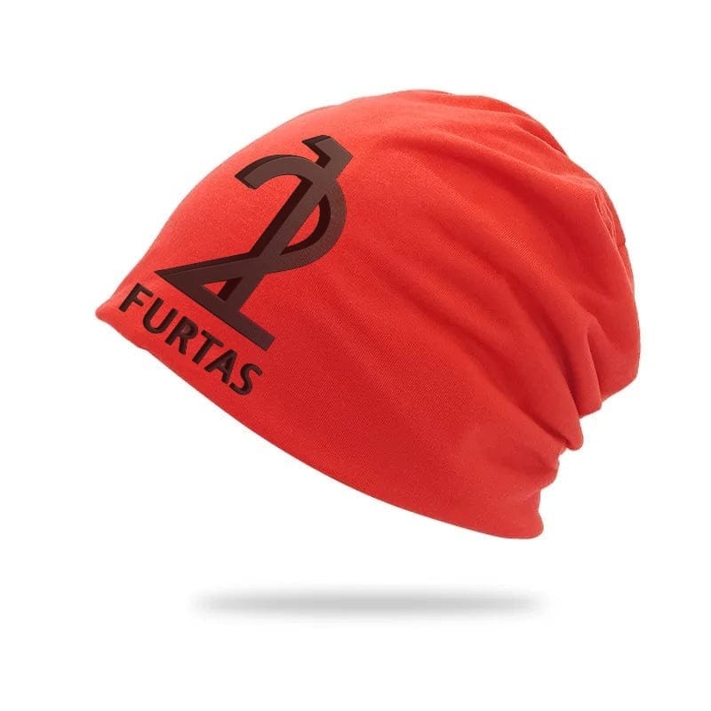 Unisex Double-layer Knitted Big Head Skull Beanie Cap