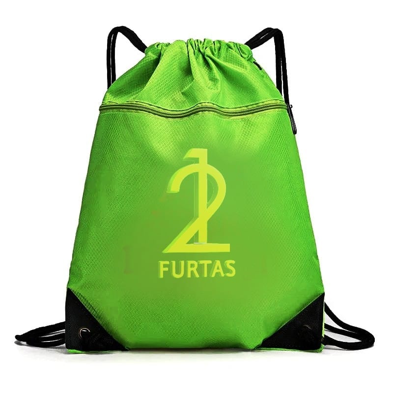 Drawstring Backpack Sports Bag Zipper