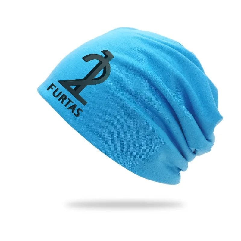 Unisex Double-layer Knitted Big Head Skull Beanie Cap