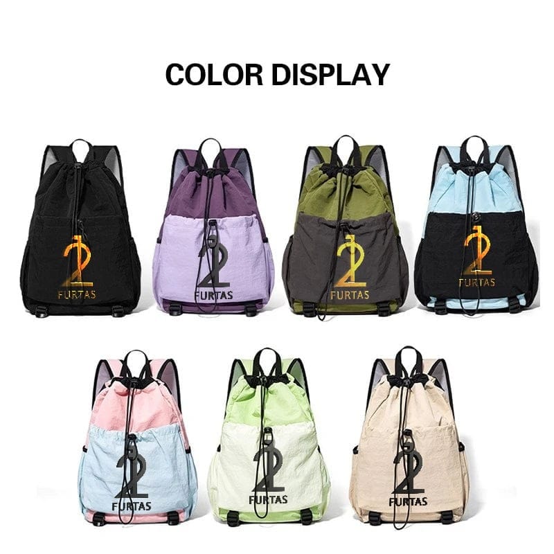 Drawstring Sports Backpack Large Capacity badmintonta bag