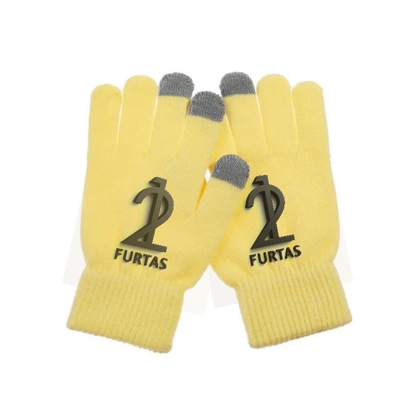 Custom LOGO Printing Pattern Gloves Full Finger Touch Screen Knit Mittens Wool Gloves Men Women Autumn Winter Fleece Warm Gloves