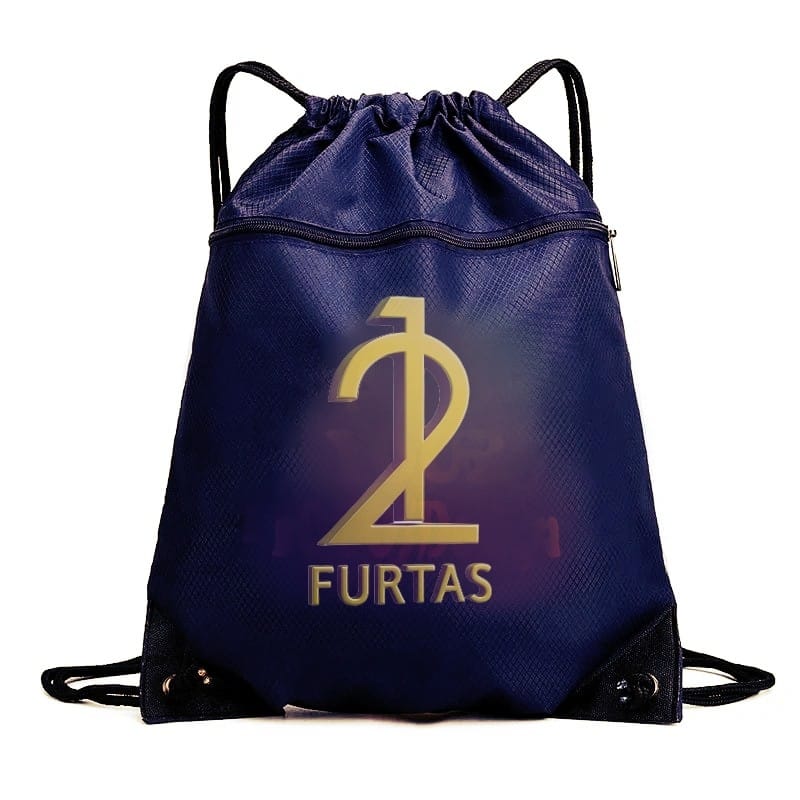 Drawstring Backpack Sports Bag Zipper
