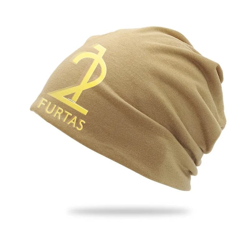 Unisex Double-layer Knitted Big Head Skull Beanie Cap