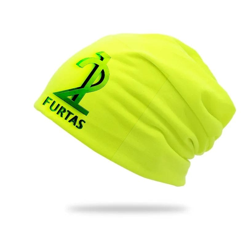 Unisex Double-layer Knitted Big Head Skull Beanie Cap