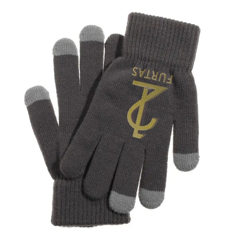 Custom LOGO Printing Pattern Gloves Full Finger Touch Screen Knit Mittens Wool Gloves Men Women Autumn Winter Fleece Warm Gloves