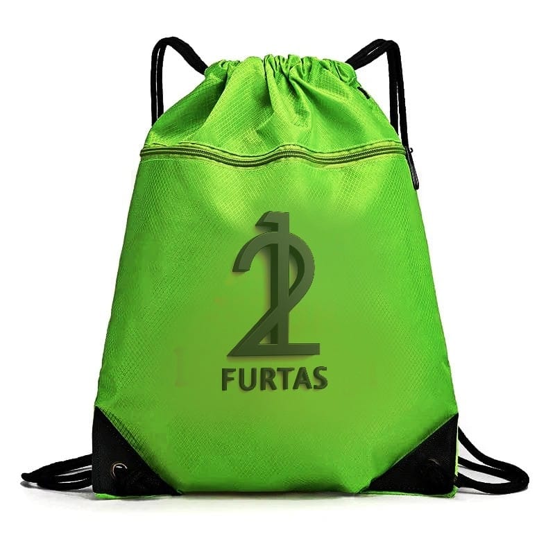 Drawstring Backpack Sports Bag Zipper