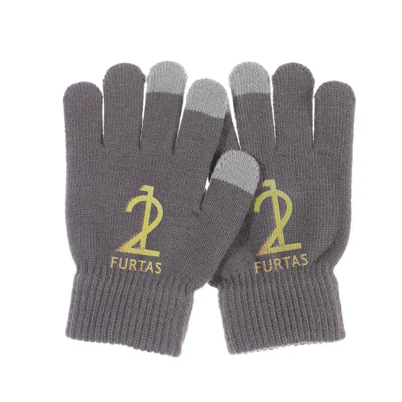 Custom LOGO Printing Pattern Gloves Full Finger Touch Screen Knit Mittens Wool Gloves Men Women Autumn Winter Fleece Warm Gloves