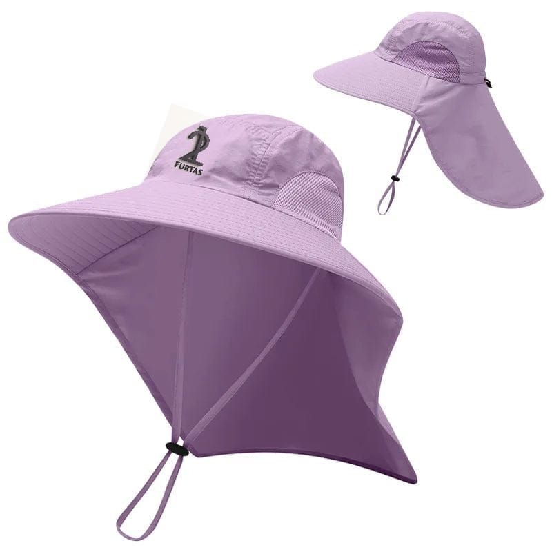 Wide Brim Fishing Hat Neck Cover Sun