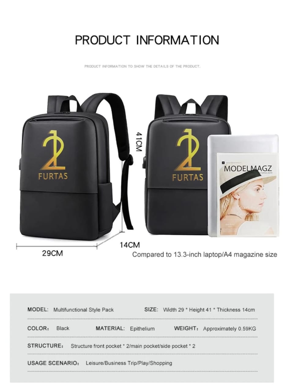 Men's Backpack Fashion Work Travel Backpack