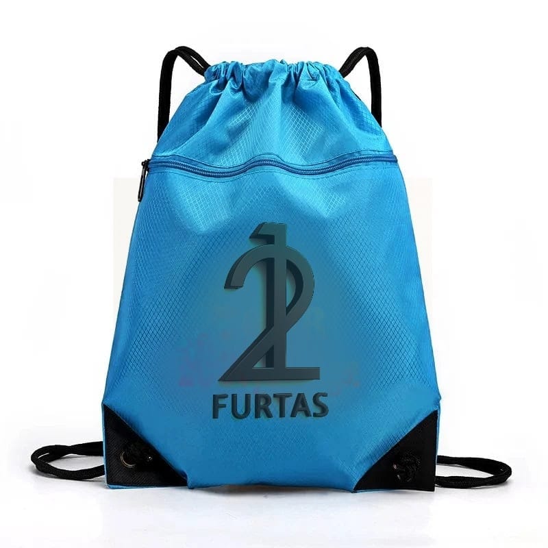 Drawstring Backpack Sports Bag Zipper