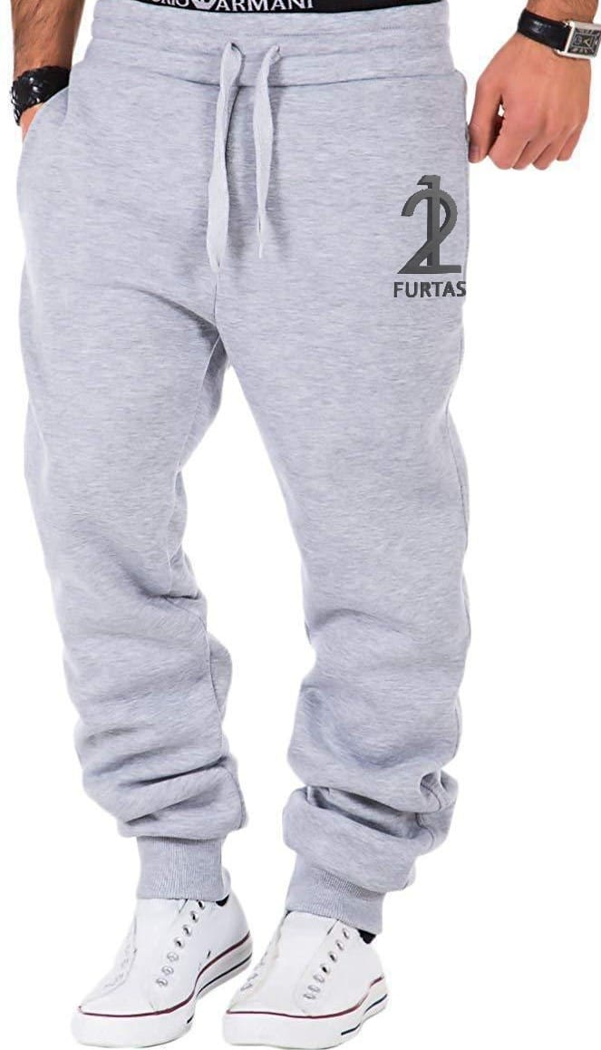 Men's Drawstring Cargo Sweatpants, Elastic Waist, Monochromatic Pocket Pants, Casual Sport Pants