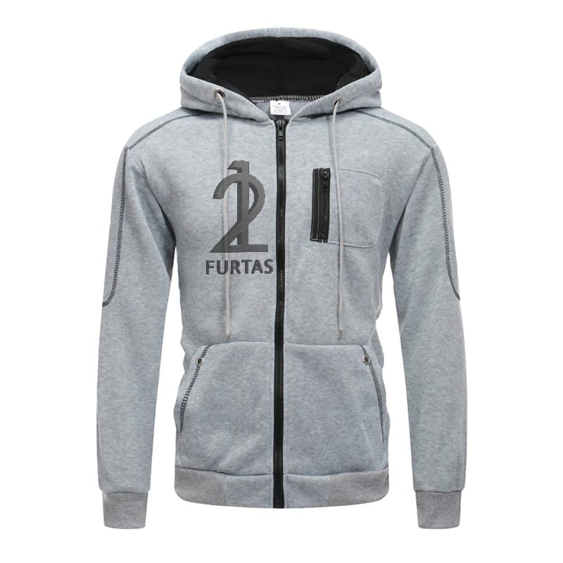 Men Women Warm Sports Coat Hooded Sweatshirt Zipper Jacket S-3XL