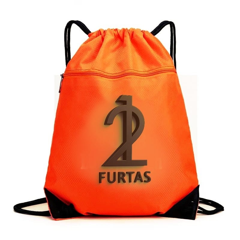 Drawstring Backpack Sports Bag Zipper